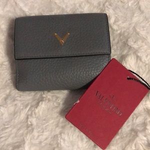 Valentino Garavani wallet grey.